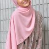 BASIC PLAIN HEAVY CHIFFON (ROSE PINK)