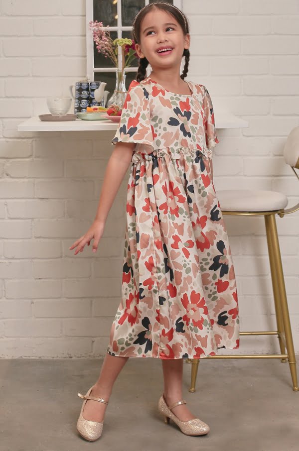 LITTLE WINNIE DRESS(ORENG BEIGE)