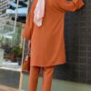 SELENA TUNIC SET (BRICK ORANGE)