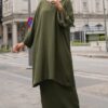 MADONNA PLAIN KURUNG (ARMY GREEN)