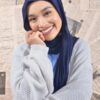 ROSSA SHAWL + AIRYN INNER + BOX (NAVY BLUE)