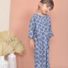 CLOVIA LONG KAFTAN KIDS (STEEL BLUE)