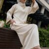 CAMILA PLEATED SET (BEACH SAND)