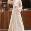 ROZAELLA PLAIN DRESS (CREAM)