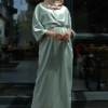 ARIA WRAP DRESS (MINT GREEN)