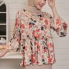 WINNIE FLORAL KURUNG (ORENG BEIGE)