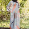 DANELA PRINTED KAFTAN (BLUISH GREY)