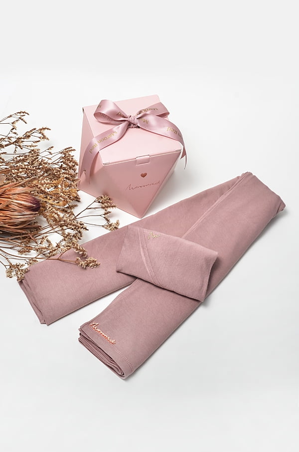 ROSSA SHAWL + AIRYN INNER + BOX (MAUVE)