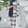 NERINA PANTS SET (BLACK GREY)
