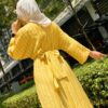 NAOMI WRAP DRESS (YELLOW)