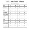 ERIKA PRINTED DRESS (CHATEAU BROWN)