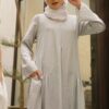 MILANI PLAIN DRESS (GREY)