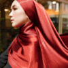 f0fcb681afe4b70343b4f62d93236de61656140293.png MEDYNA TEXTURE PLAIN SHAWL (DARK RED)