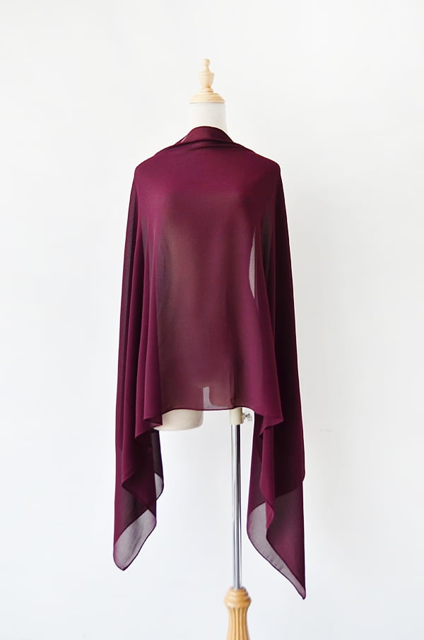 BASIC PLAIN HEAVY CHIFFON (SCORIA)
