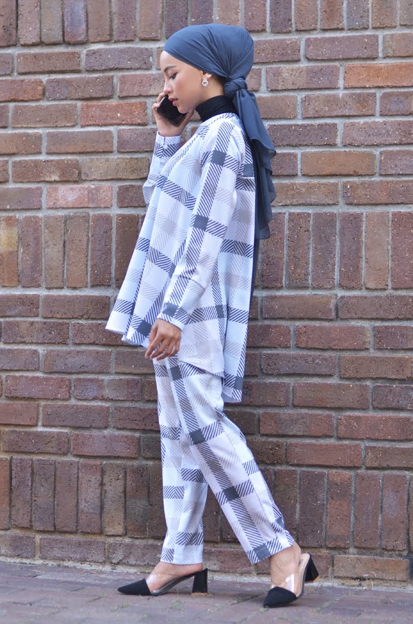 NERINA PANTS SET (SPRUCE BLUE)