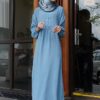 TAHEERA JUBAH DRESS (SKY BLUE)