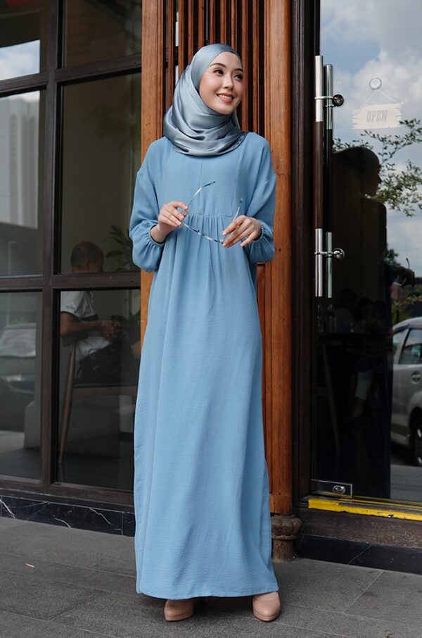 TAHEERA JUBAH DRESS (SKY BLUE)