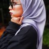 ATILIA PRINTED SQUARE (PIGEON BLUE)
