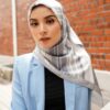 THEA PRINTED SQUARE (FANTASY BLUE)