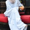 BOHAMIA PRINTED DRESS (SMOKEY GREY)