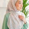 CECILIA PRINTED SQUARE (POWDER GREEN)