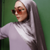 MEDYNA  TEXTURE PLAIN SHAWL (FRENCH LINEN)