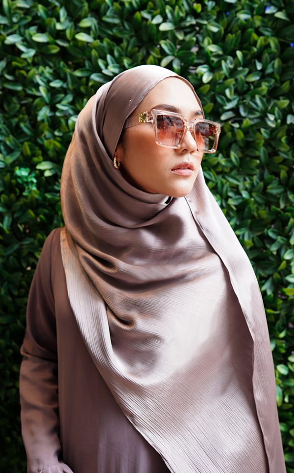 MEDYNA  TEXTURE PLAIN SHAWL (FRENCH LINEN)