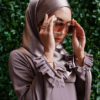 MEDYNA  TEXTURE PLAIN SHAWL (FRENCH LINEN)