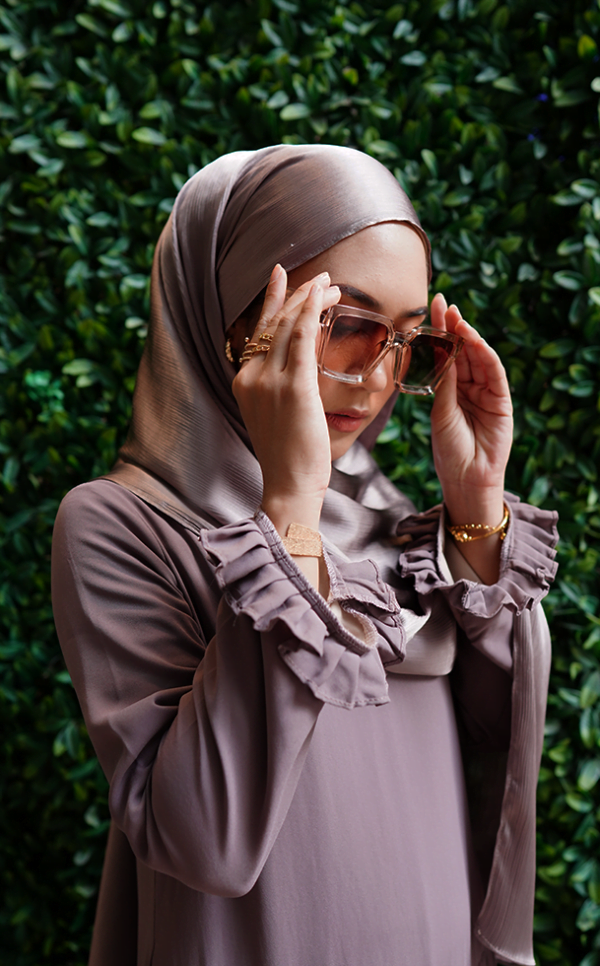 MEDYNA  TEXTURE PLAIN SHAWL (FRENCH LINEN)