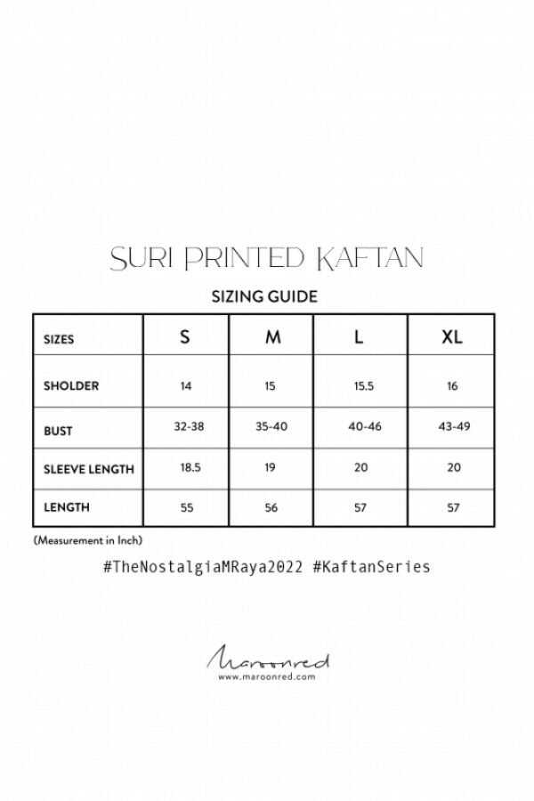 SURI PRINTED KAFTAN (TAUPE GREY)