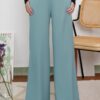 1 CASSIE PALAZZO PANTS (TURQUOISE)