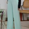 CASSIE PALAZZO PANTS (LIGHT MINT GREEN)