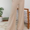 1 CASSIE PALAZZO PANTS (WHEAT)