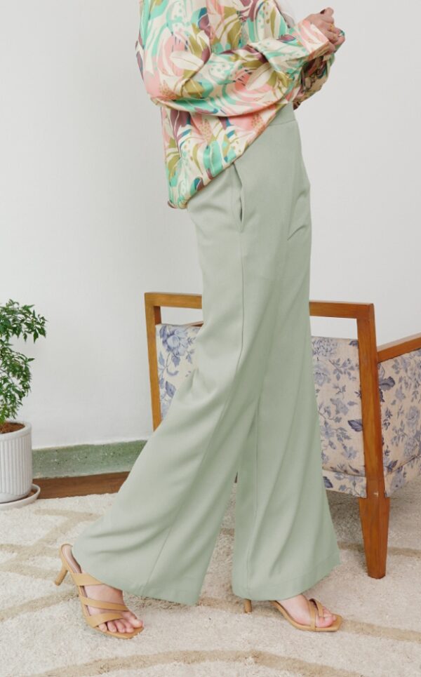 1 CASSIE PALAZZO PANTS (MINT GREEN)