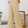1 CASSIE PALAZZO PANTS (EGG NOG)