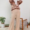 FLORAL PRINTED SHIRT (CHAMPAGNE ORANGE)