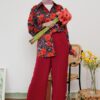 FLORAL PRINTED SHIRT (RED KEKWA)