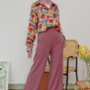 FLORAL PRINTED SHIRT (RED RICHES)