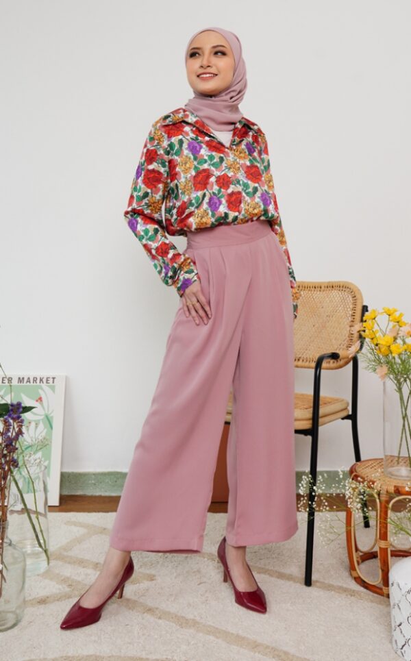 ADORA WIDE LEG TROUSERS (DUSTY PINK)