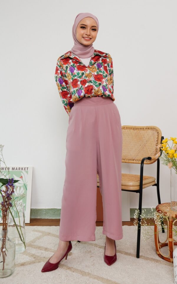 ADORA WIDE LEG TROUSERS (DUSTY PINK)