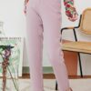 ELLIE SLIM PANTS (DUSTY PINK)