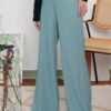 2 CASSIE PALAZZO PANTS (TURQUOISE)