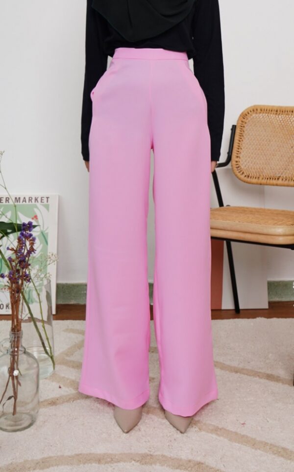 2 CASSIE PALAZZO PANTS (BABY PINK)