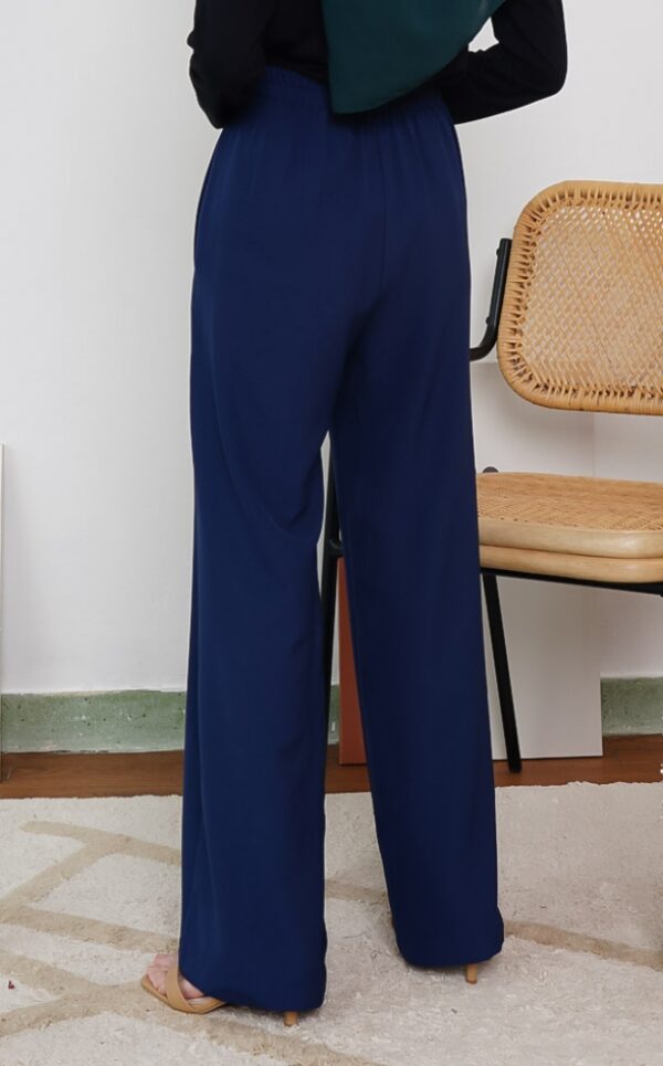 2 CASSIE PALAZZO PANTS (NAVY BLUE)