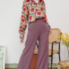 2 CASSIE PALAZZO PANTS (MANGOESTEEN PURPLE)