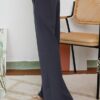 2 CASSIE PALAZZO PANTS (DARK MATTE SILVER)