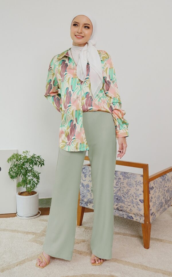 2 CASSIE PALAZZO PANTS (MINT GREEN)
