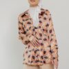 FLORAL PRINTED SHIRT (CHAMPAGNE ORANGE)