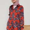 FLORAL PRINTED SHIRT (RED KEKWA)