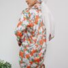 FLORAL PRINTED SHIRT (WHITE ORANGE)